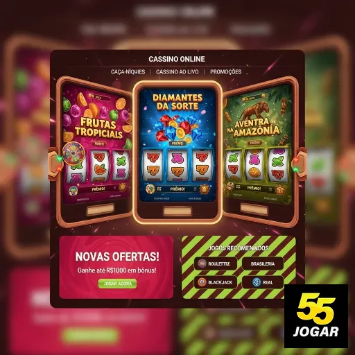 Ilustração de Jogos de Slots Incríveis