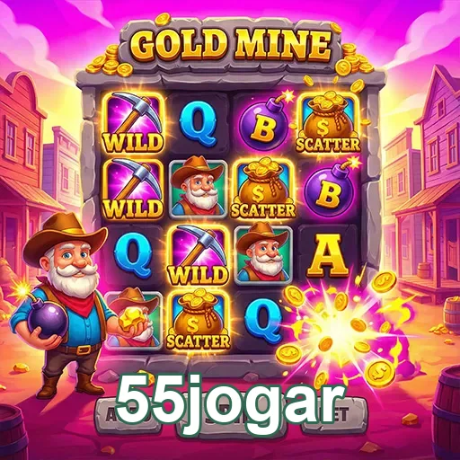 Jogos da slot Gold Mine disponíveis na 55jogar.