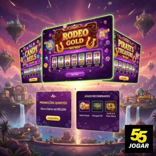 Jogadores desfrutando de jogos online no 55jogar