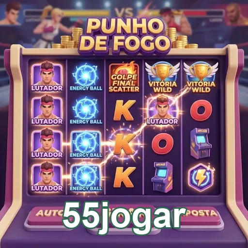 Imagem do slot Punho de Fogo no aplicativo móvel 55jogar.