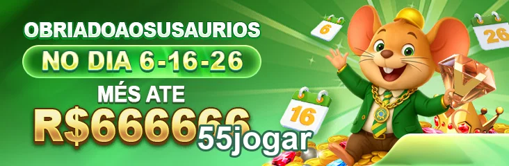Imagem de um rato celebrando promoções do 55jogar com prêmios.